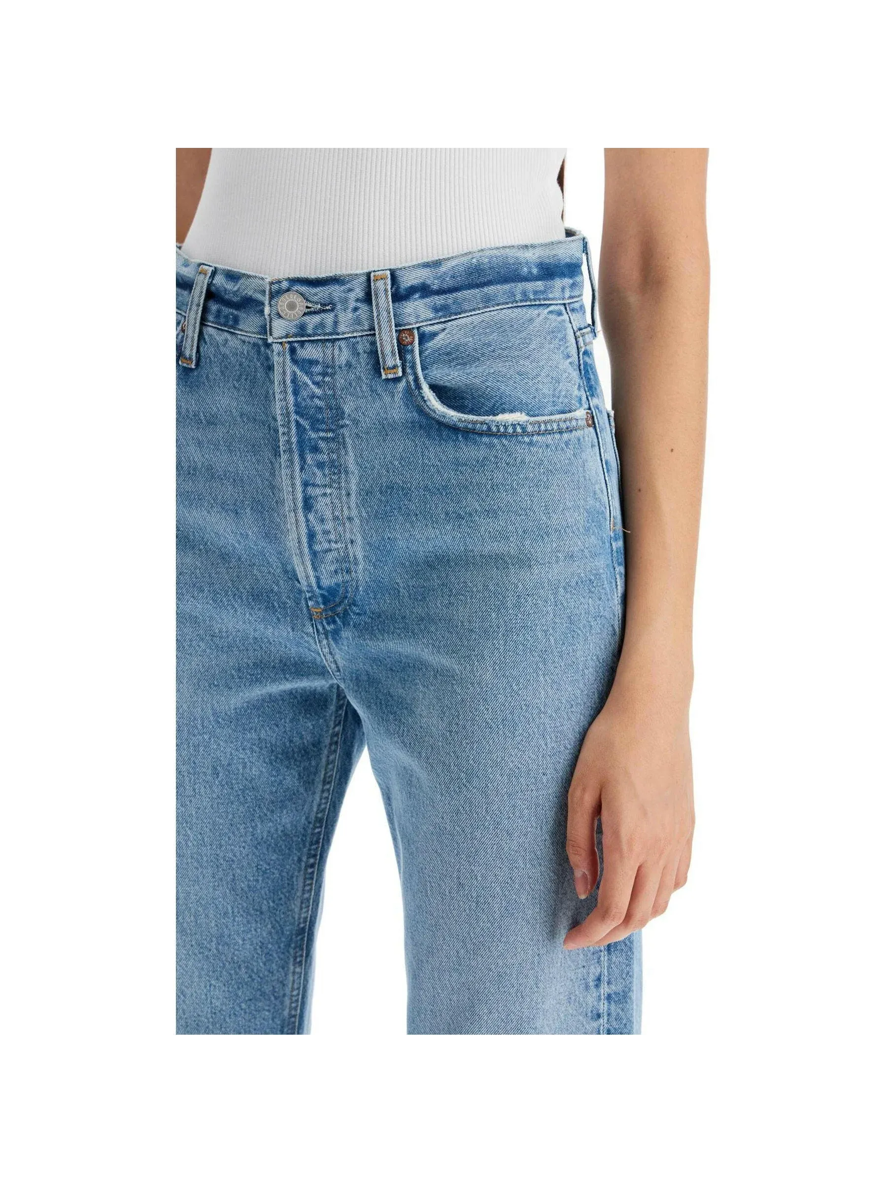 90's Pinch Waist Straight Jeans