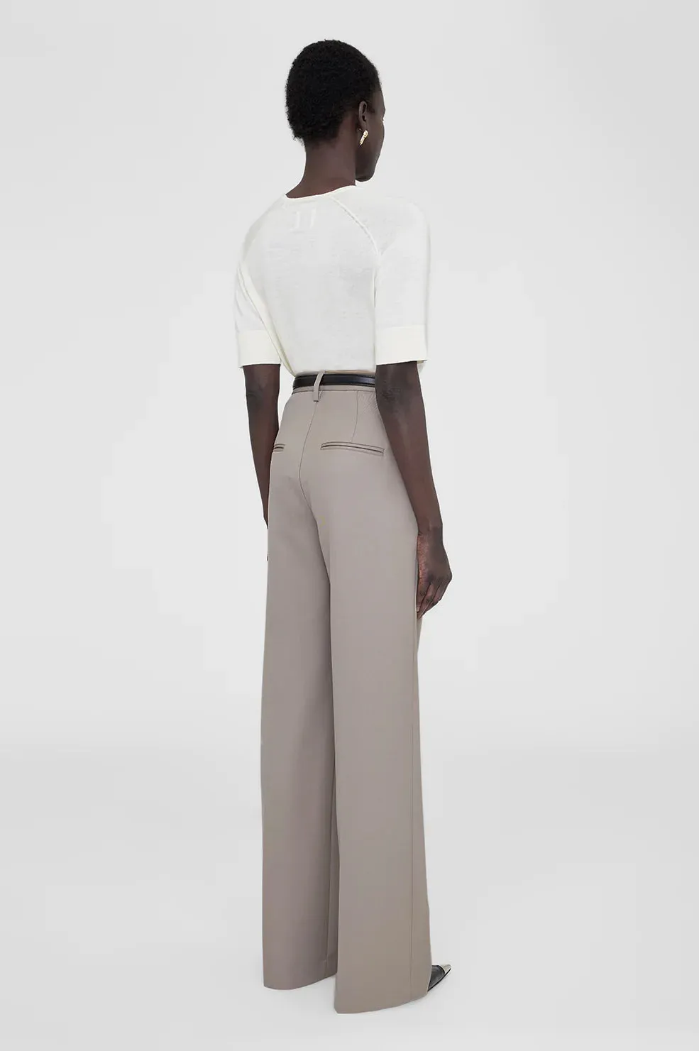 AB Carrie Pant - Taupe