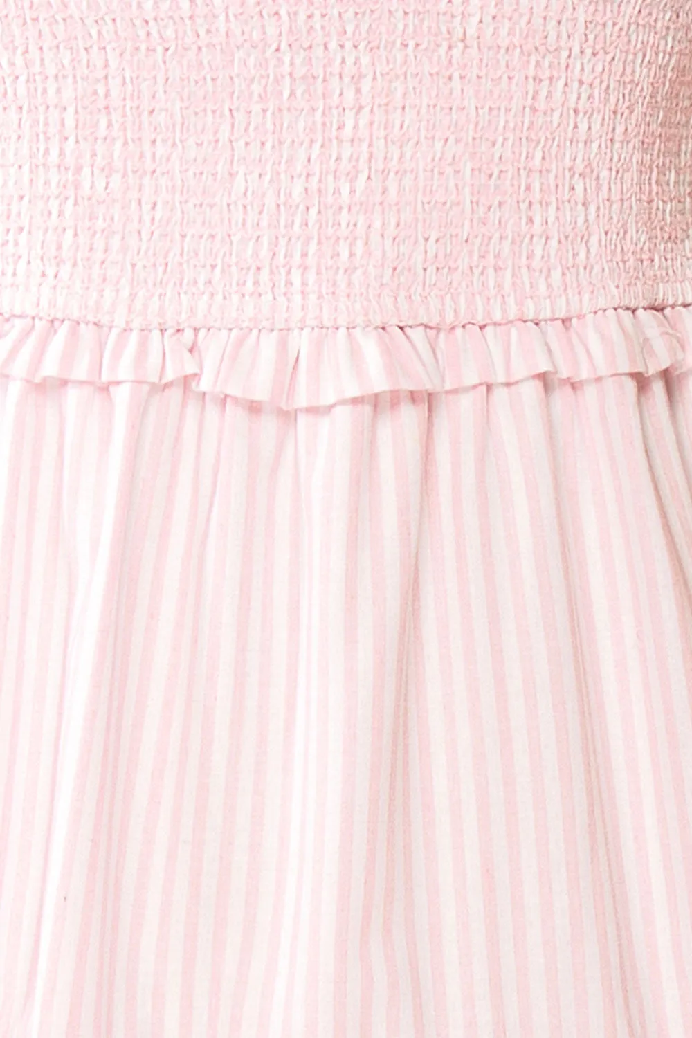 Addison | Long Pink Striped Dress