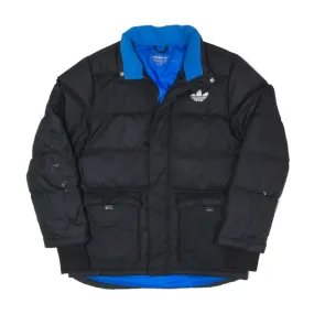 ADIDAS Down Insulated Puffer Jacket Black Mens L