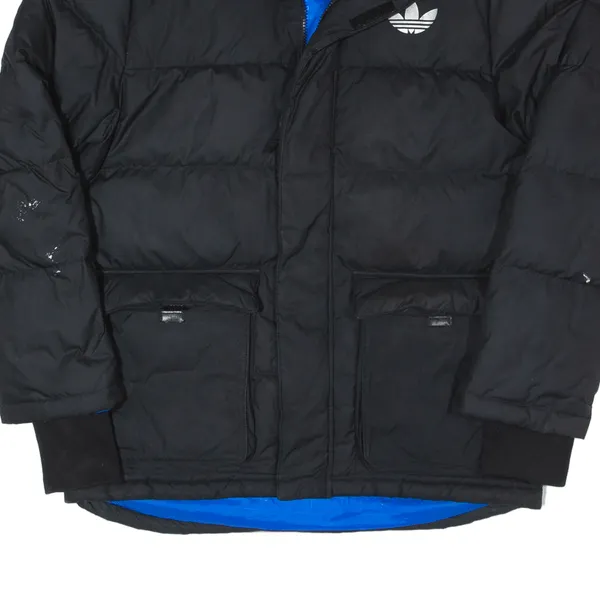 ADIDAS Down Insulated Puffer Jacket Black Mens L