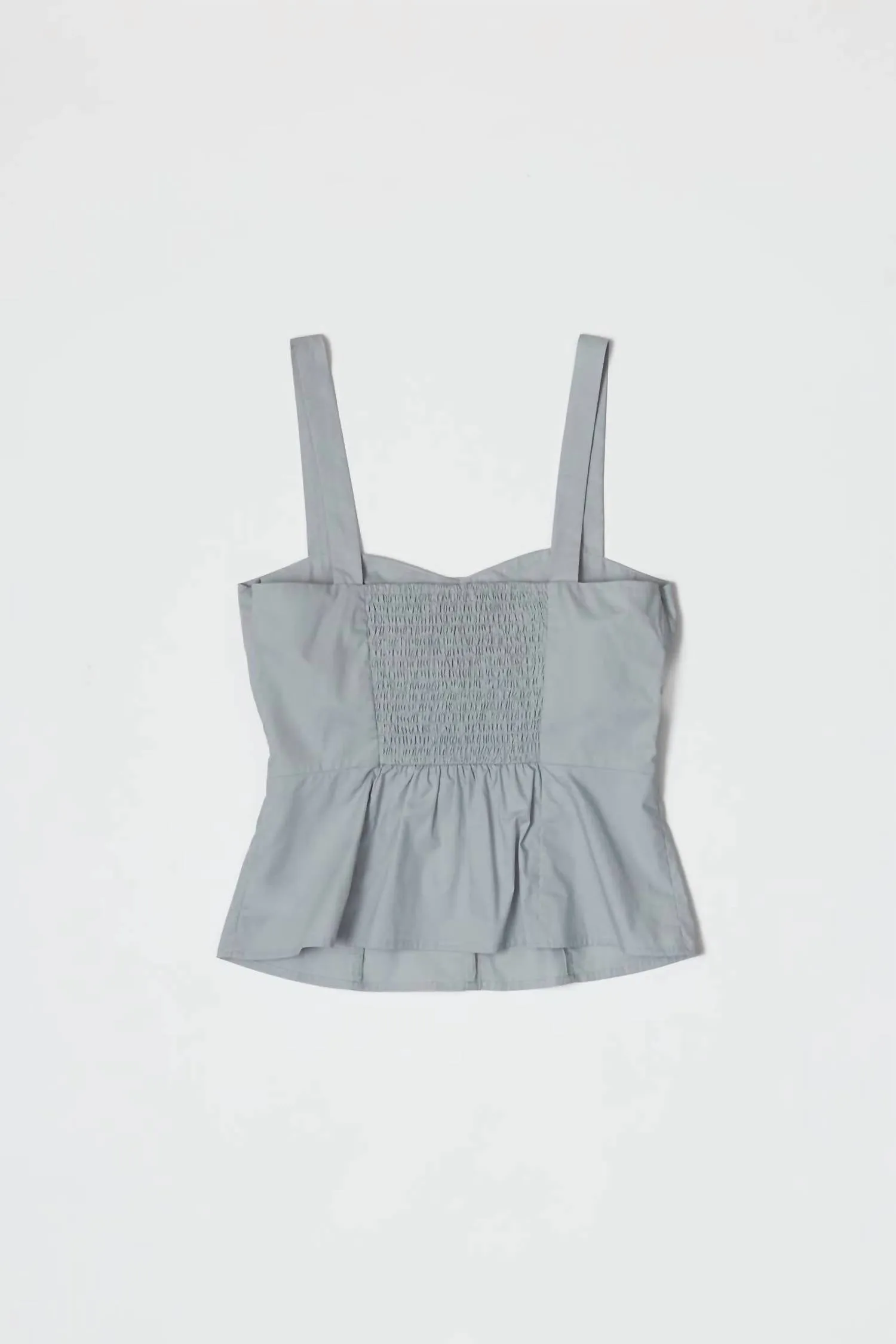 All : Row - Poplin Bustier Square Neck Top