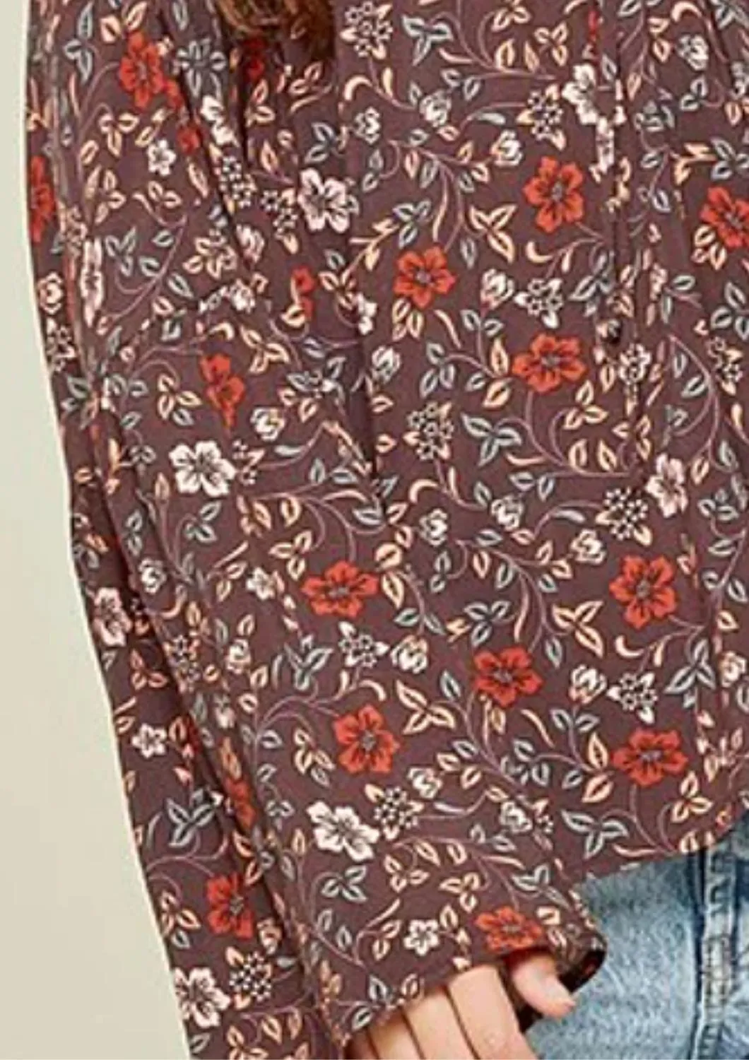 Andree By Unit - Flowy Floral Woven Top
