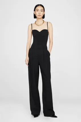 Anine Bing CARRIE PANT - BLACK TWILL