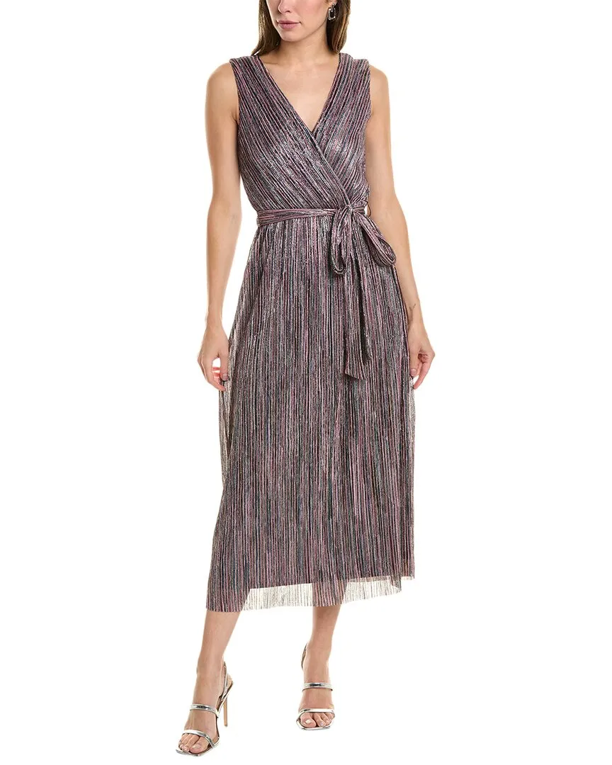 Anne Klein Surplice Midi Dress