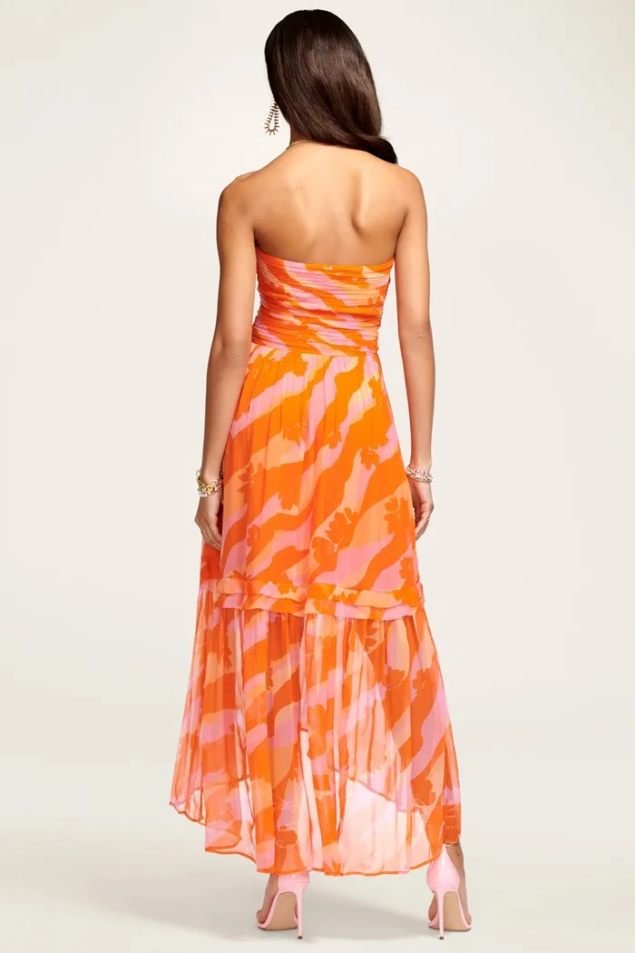 Bernadette Strapless Midi Dress