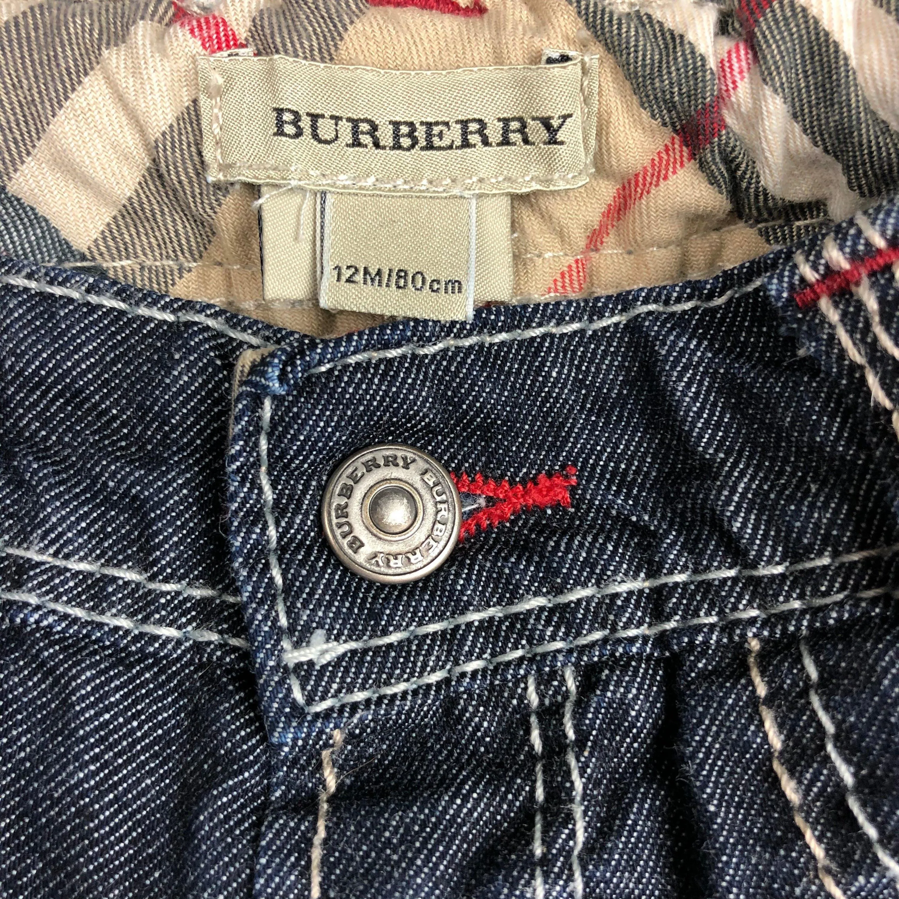 Burberry London Baby Jeans - Size 12M