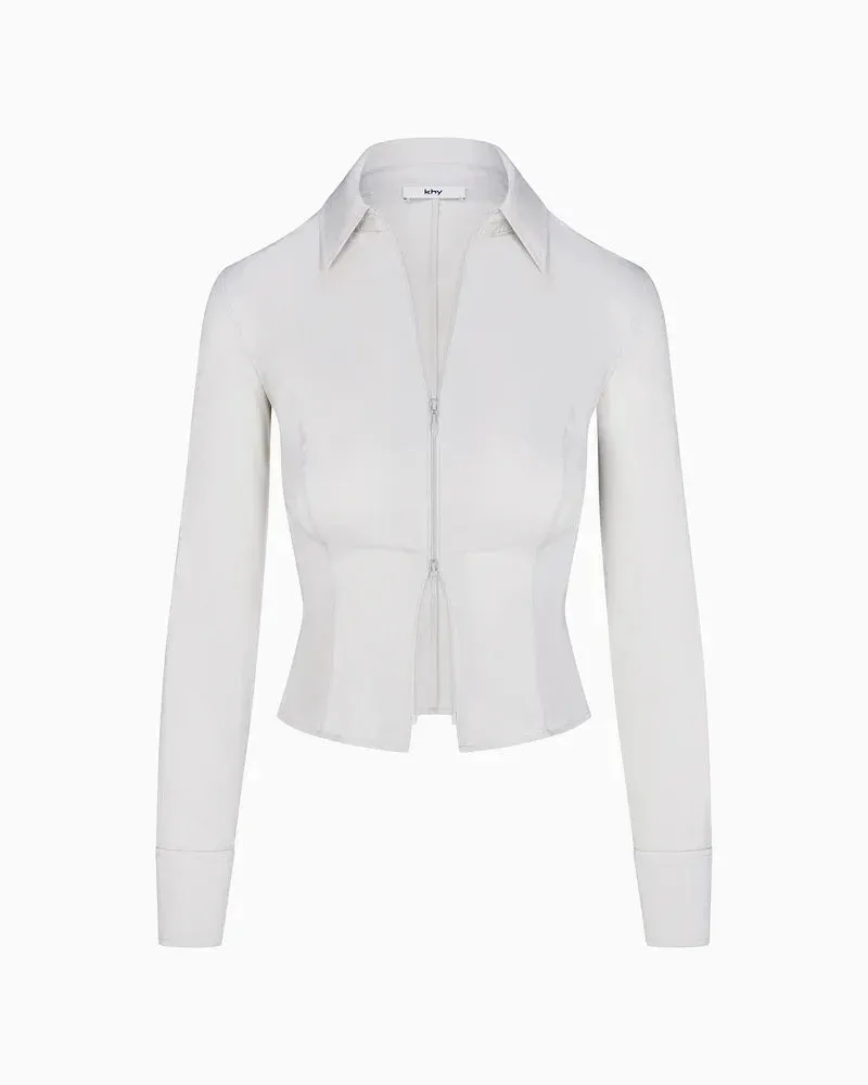 Cassia - Stylish Poplin Short Shirt for Women