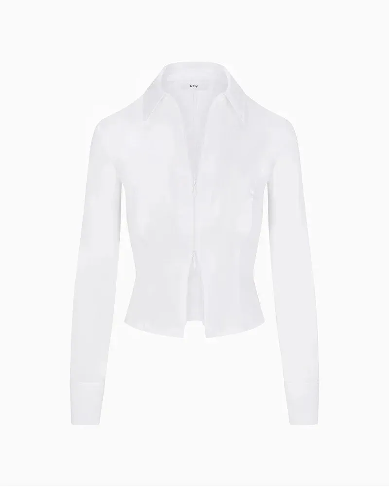 Cassia - Stylish Poplin Short Shirt for Women
