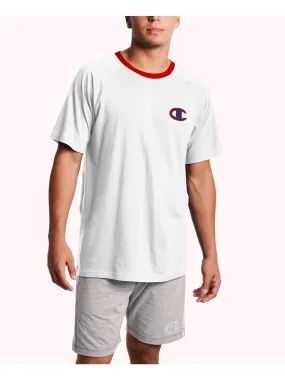 CHAMPION Mens White Short Sleeve T-Shirt