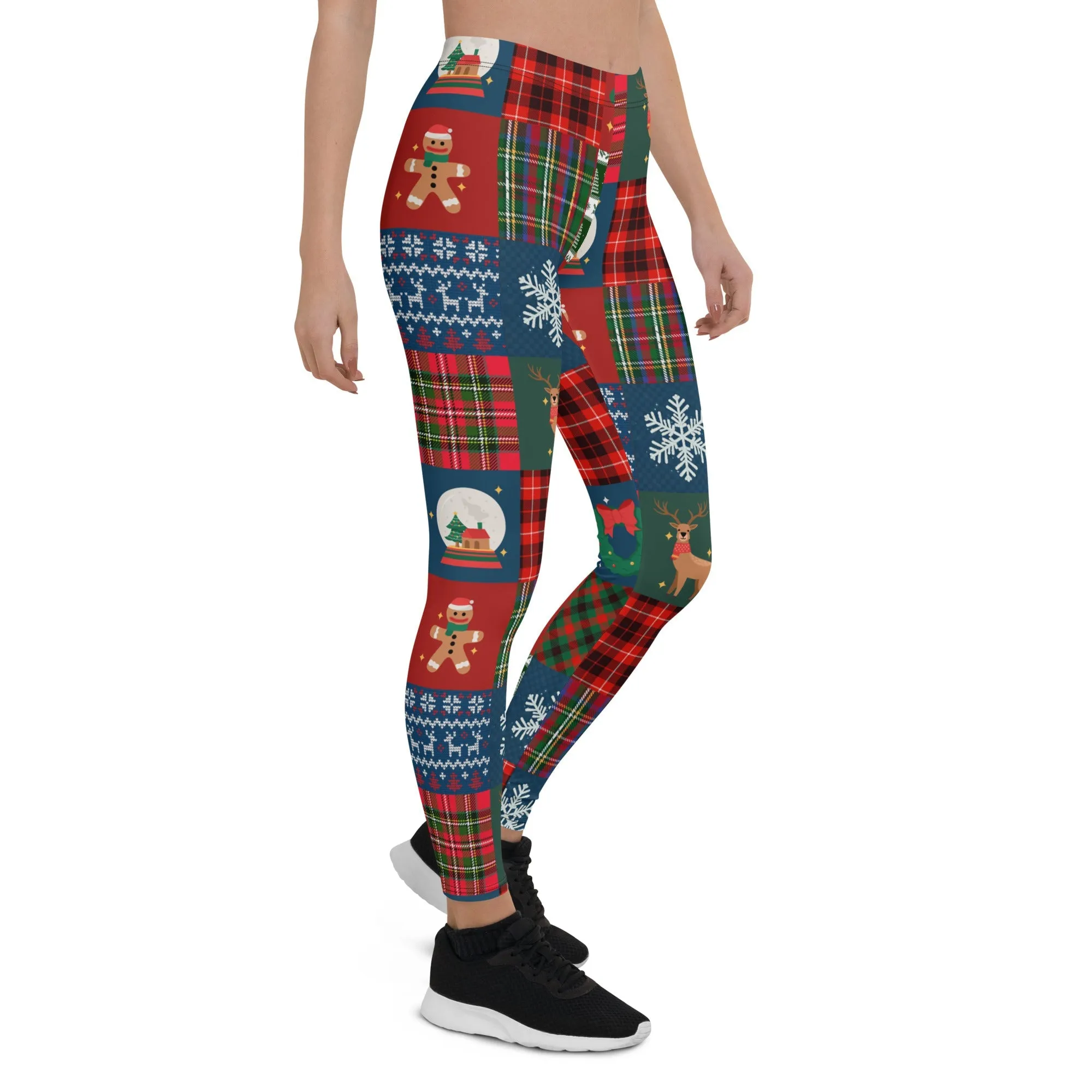Christmas Patchwork Leggings