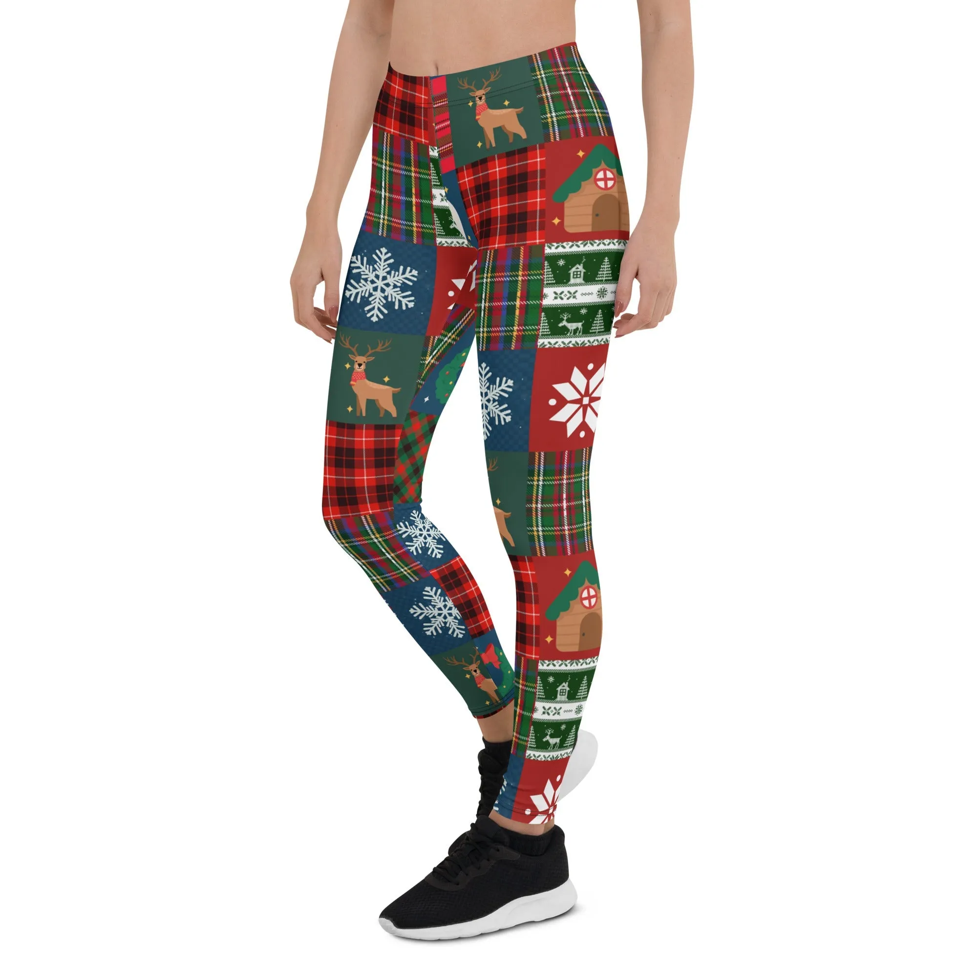 Christmas Patchwork Leggings