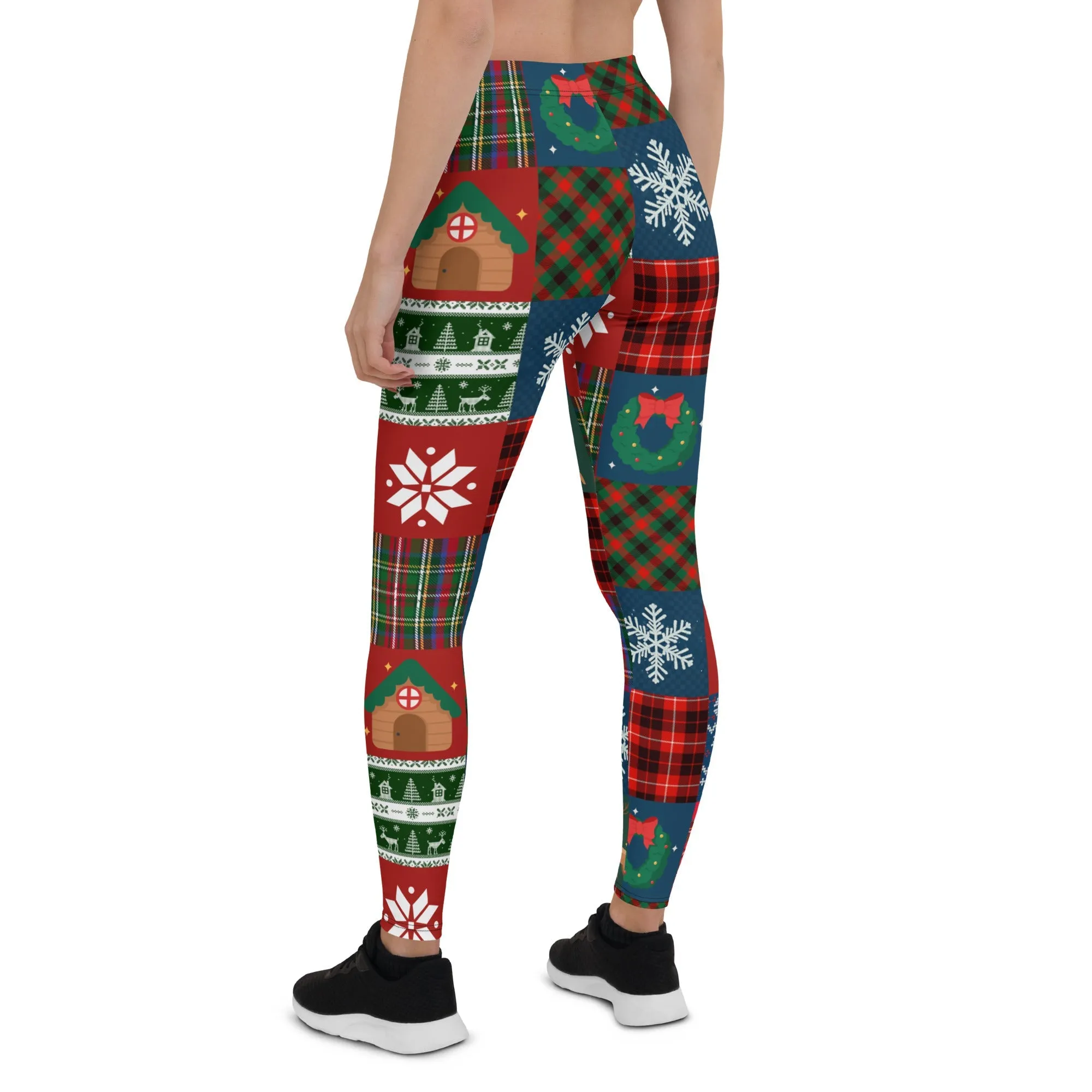Christmas Patchwork Leggings
