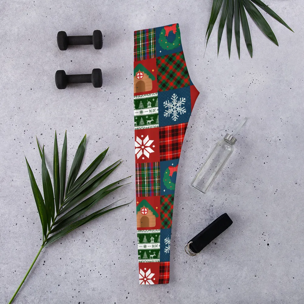 Christmas Patchwork Leggings