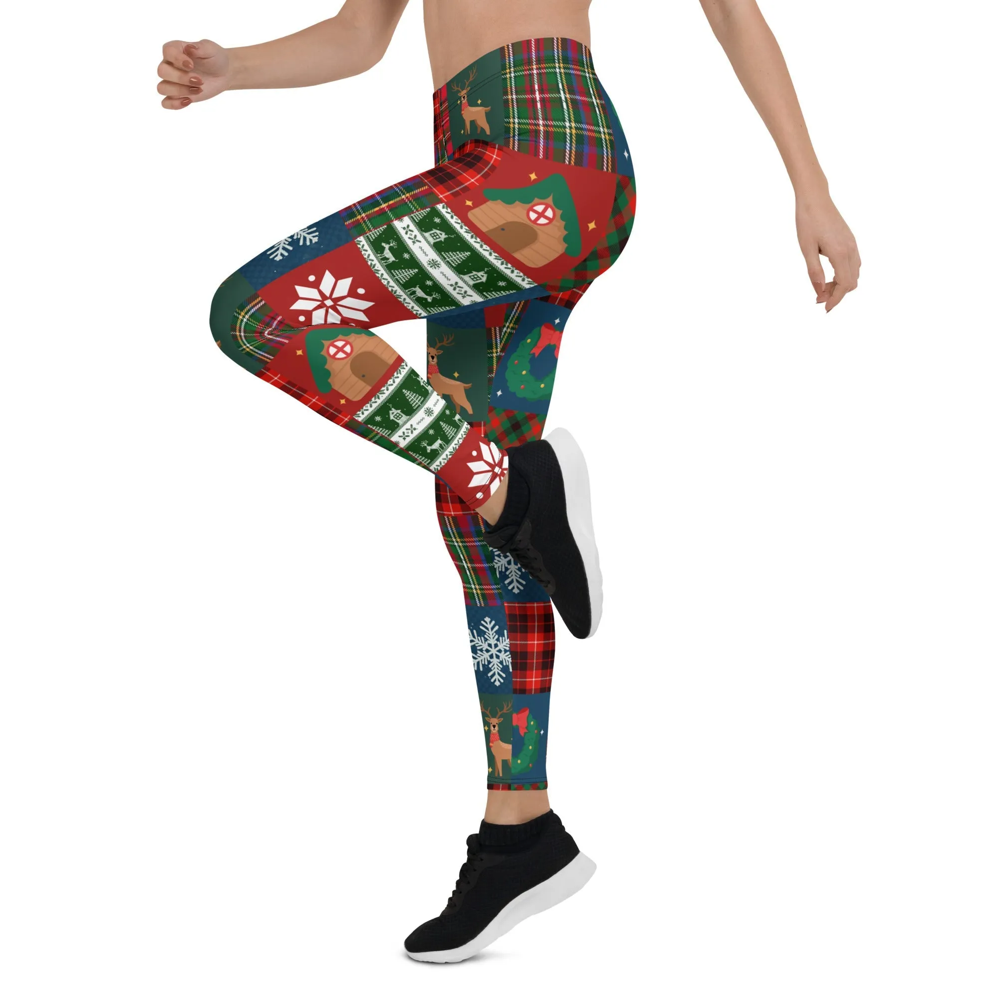 Christmas Patchwork Leggings