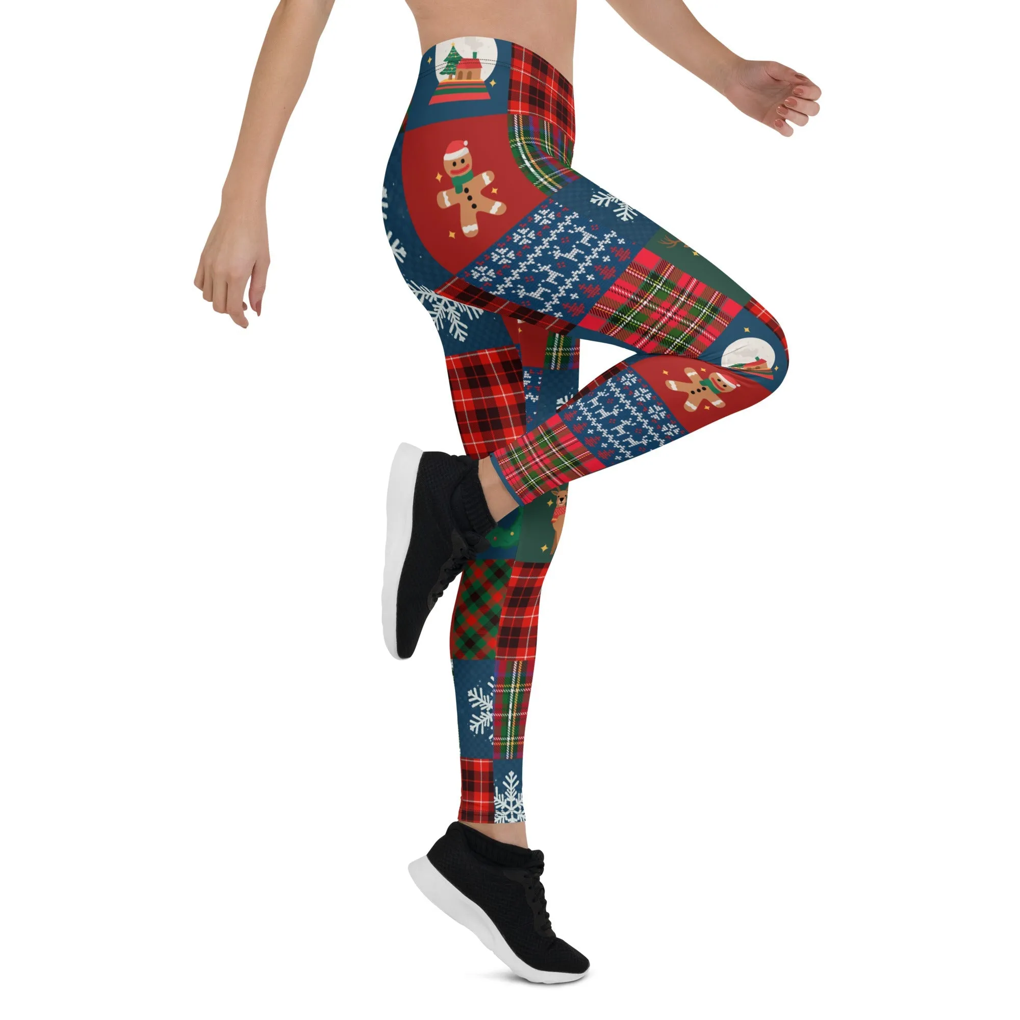 Christmas Patchwork Leggings