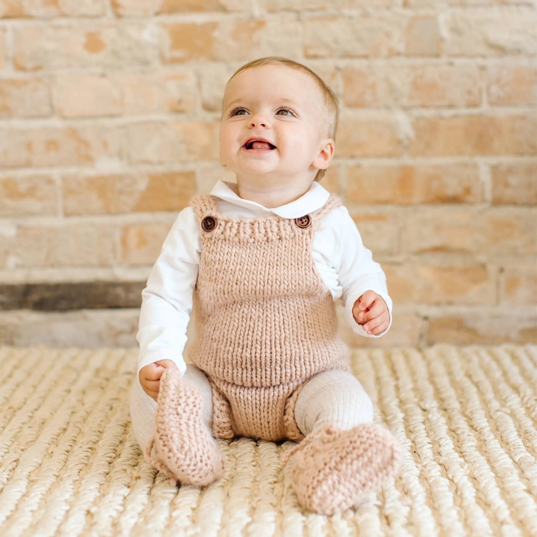 Classic Booties 0/12m -Blueberry hill
