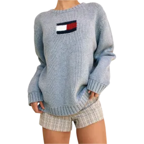 Classic Gray Tommy Sweater (L)