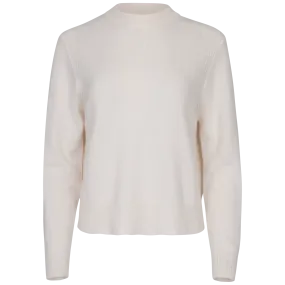 Classic Roundneck Sweater - White