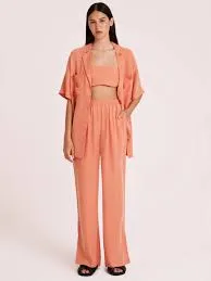 DARA CUPRO PANTS | WATERMELON