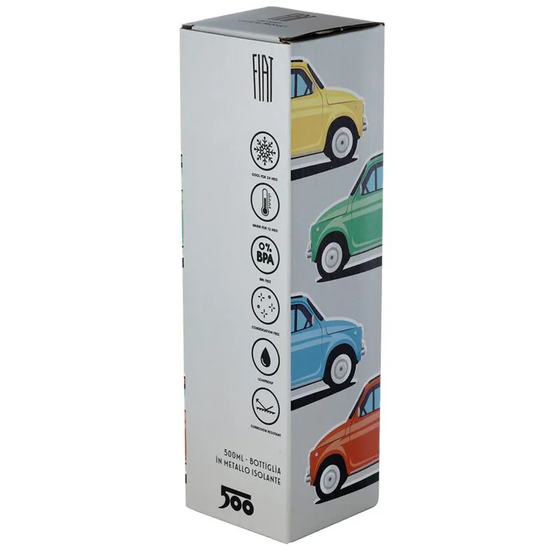 Fiat 500 Stainless Steel Thermal Bottle