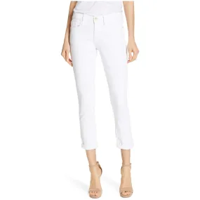 Frame Denim 'Le Garcon' White Boyfriend Jeans  -Size 24