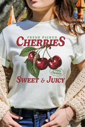 Fresh Picked Cherries Graphic Tee