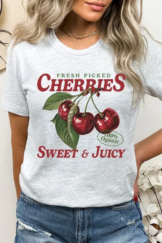 Fresh Picked Cherries Graphic Tee