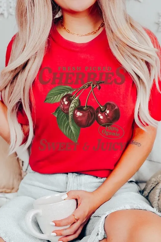 Fresh Picked Cherries Graphic Tee