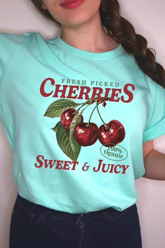 Fresh Picked Cherries Graphic Tee