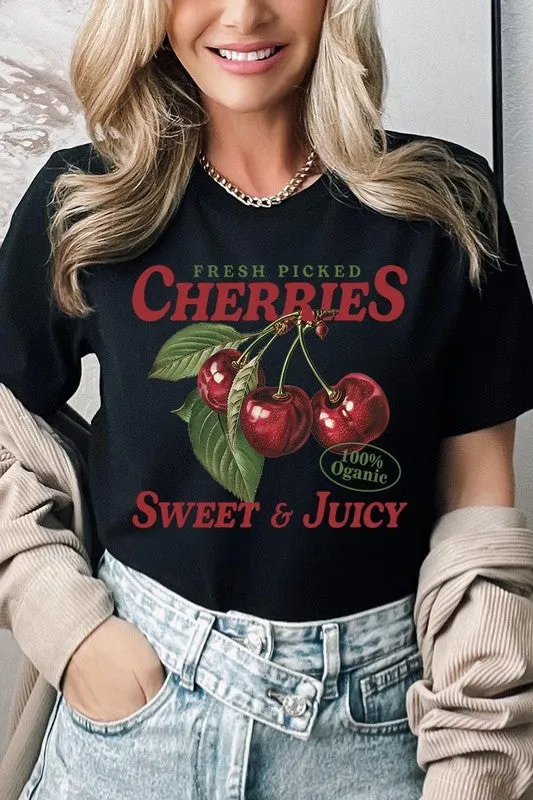 Fresh Picked Cherries Graphic Tee