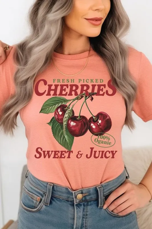 Fresh Picked Cherries Graphic Tee