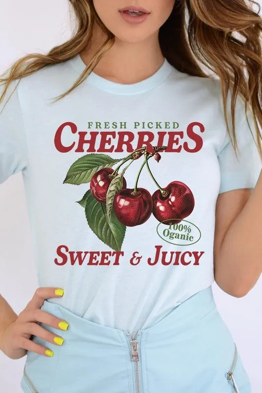 Fresh Picked Cherries Graphic Tee