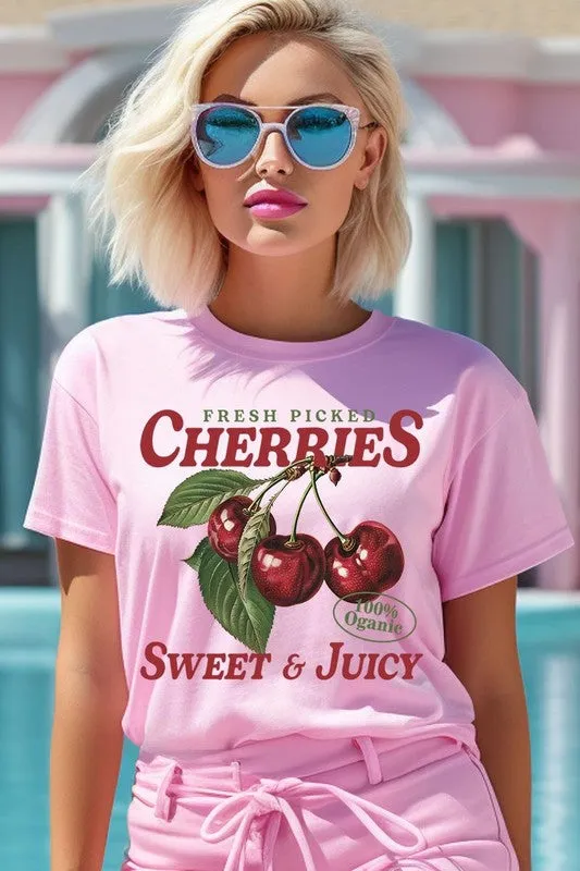 Fresh Picked Cherries Graphic Tee