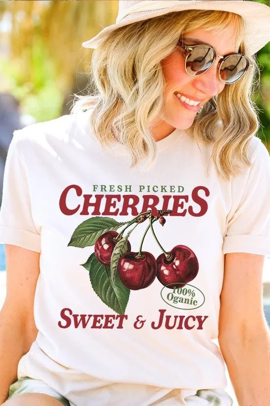 Fresh Picked Cherries Graphic Tee