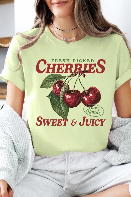 Fresh Picked Cherries Graphic Tee