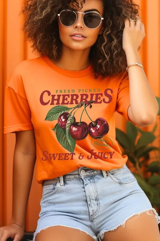 Fresh Picked Cherries Graphic Tee
