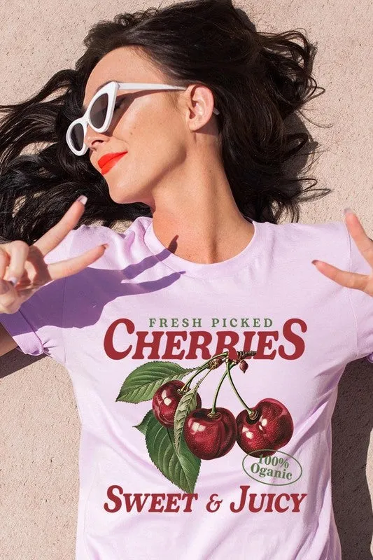 Fresh Picked Cherries Graphic Tee