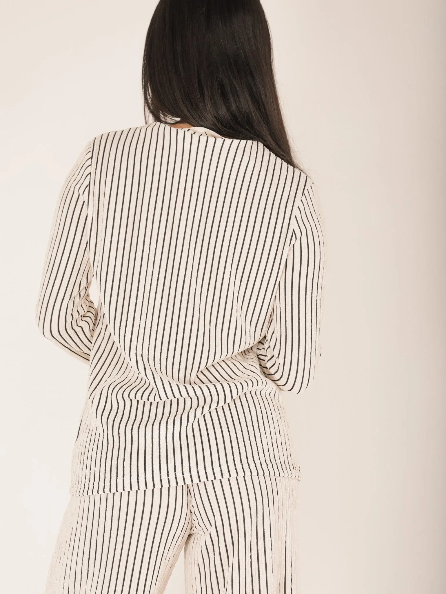 Holland Pinstripe Blazer