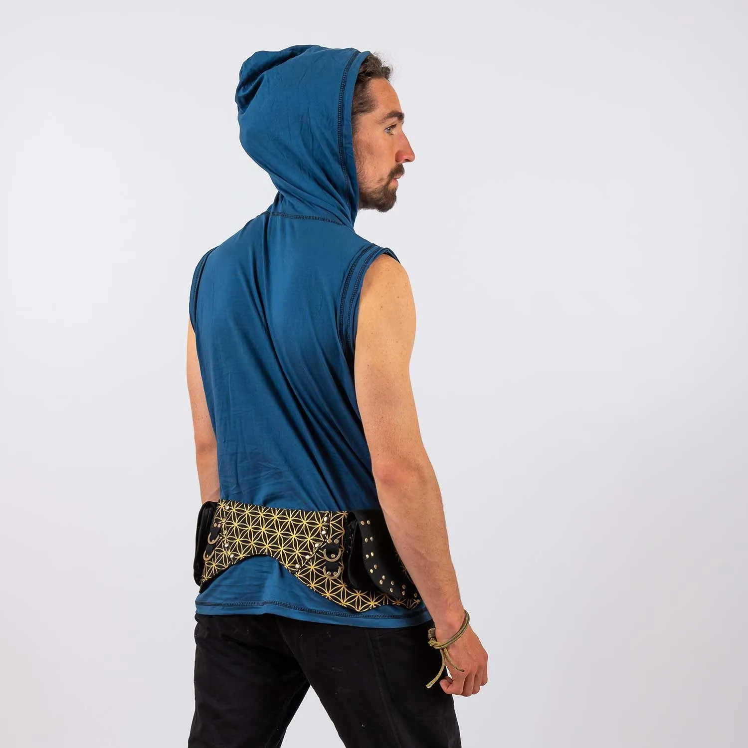 Hooded Singlet - Chakra Print