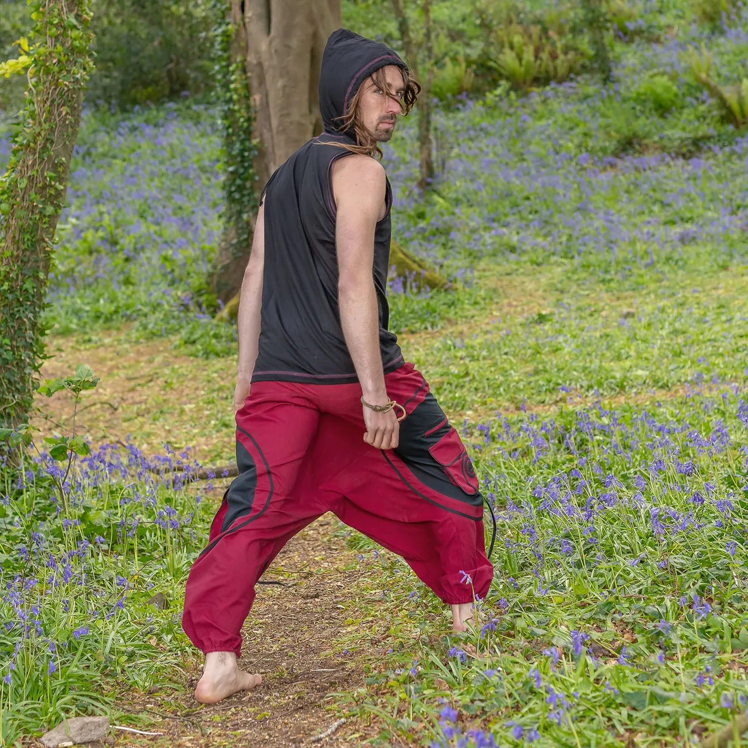 Hooded Singlet - Chakra Print
