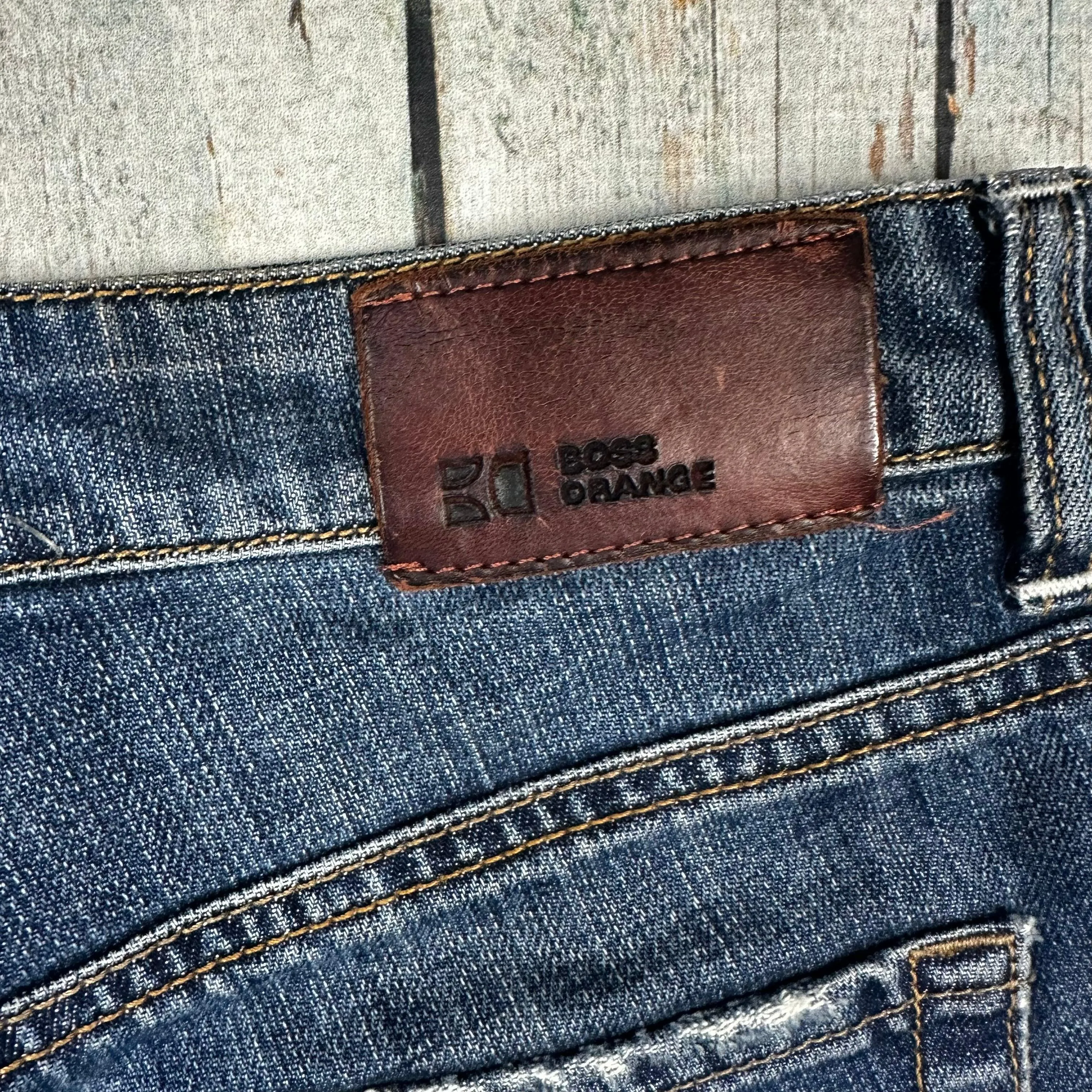 Hugo Boss Cuffed Denim Ladies Shorts- Size 28
