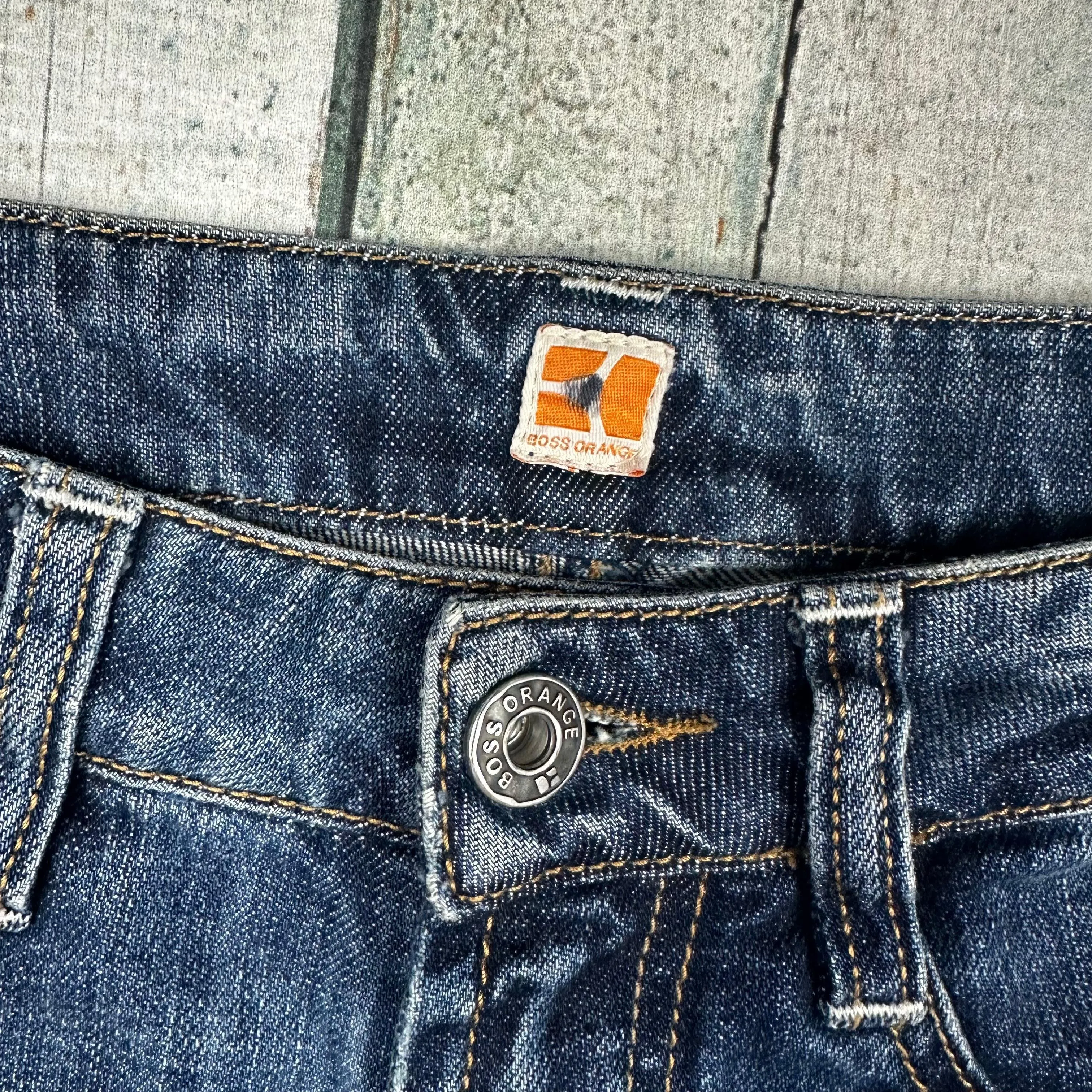 Hugo Boss Cuffed Denim Ladies Shorts- Size 28