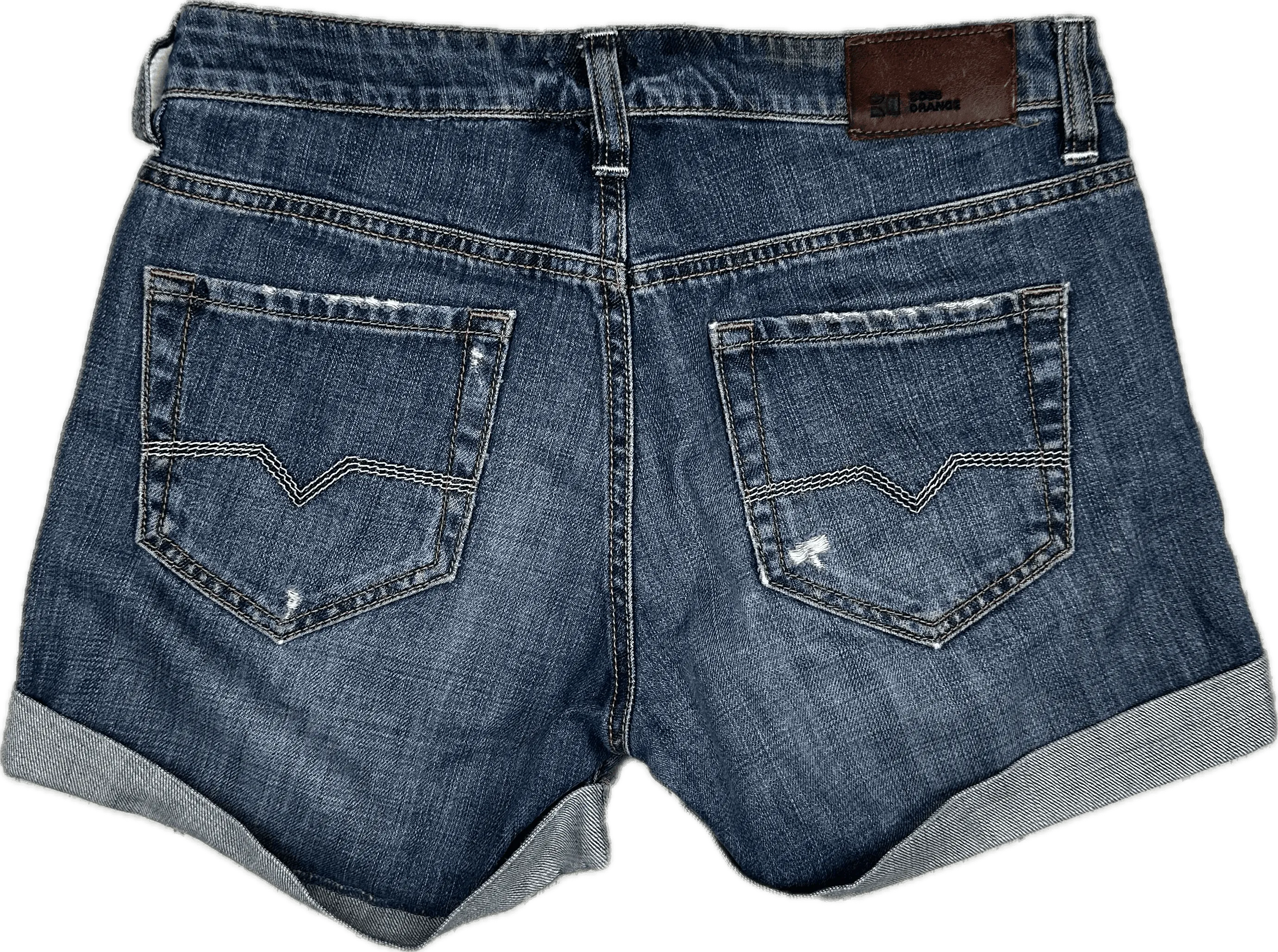 Hugo Boss Cuffed Denim Ladies Shorts- Size 28
