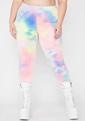 I'm Just Chillin' Tie Dye Leggings