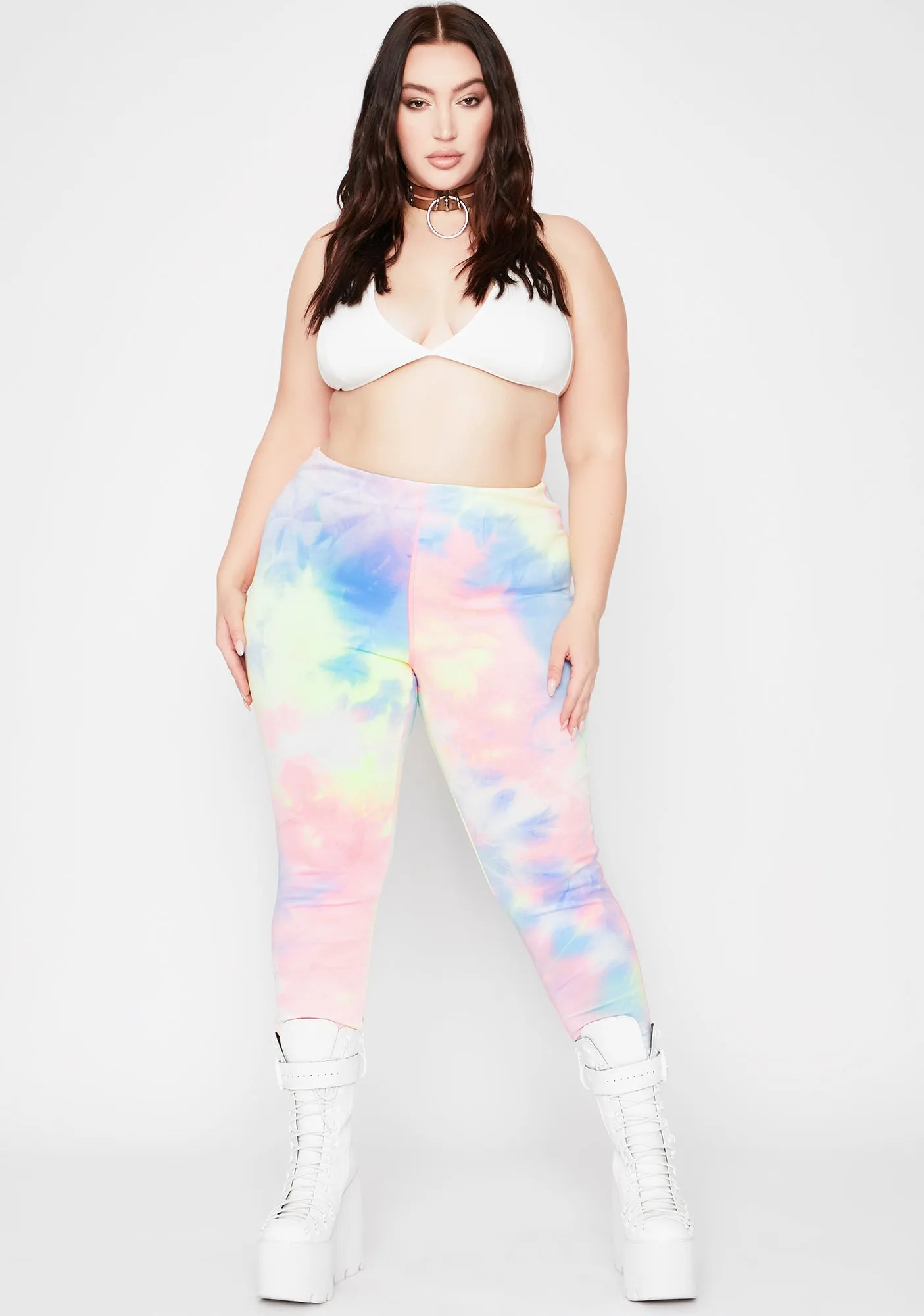 I'm Just Chillin' Tie Dye Leggings
