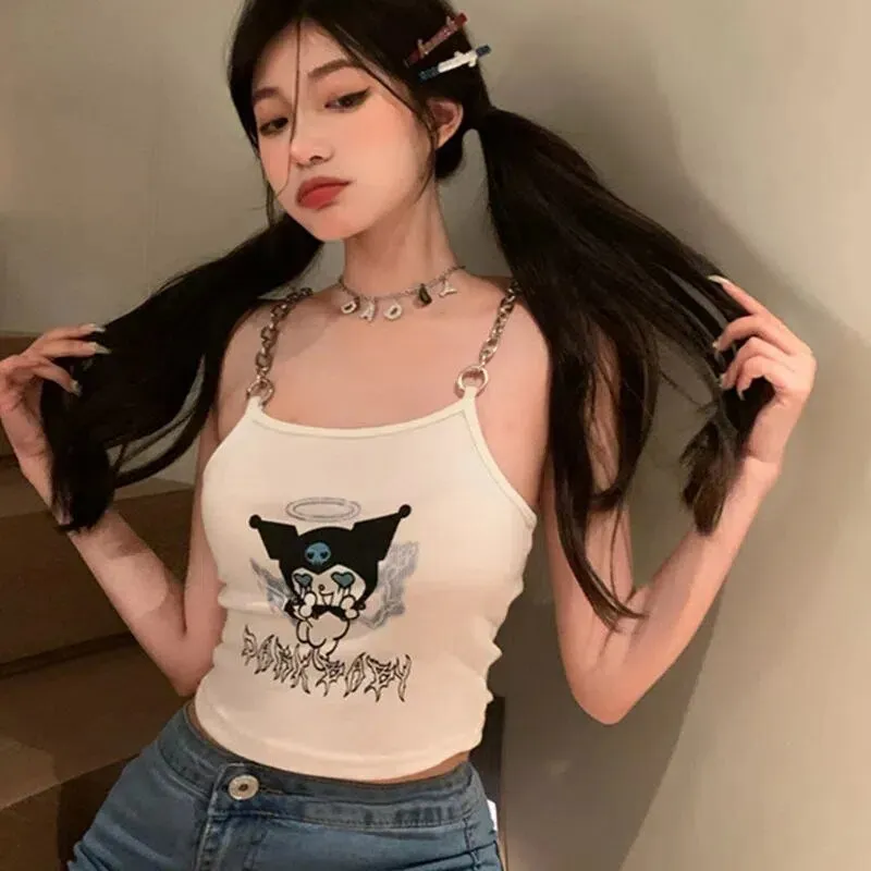 Kawaii Kuromi Tank Top