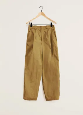 Lemaire Wide Leg Pants (Ochre Khaki)