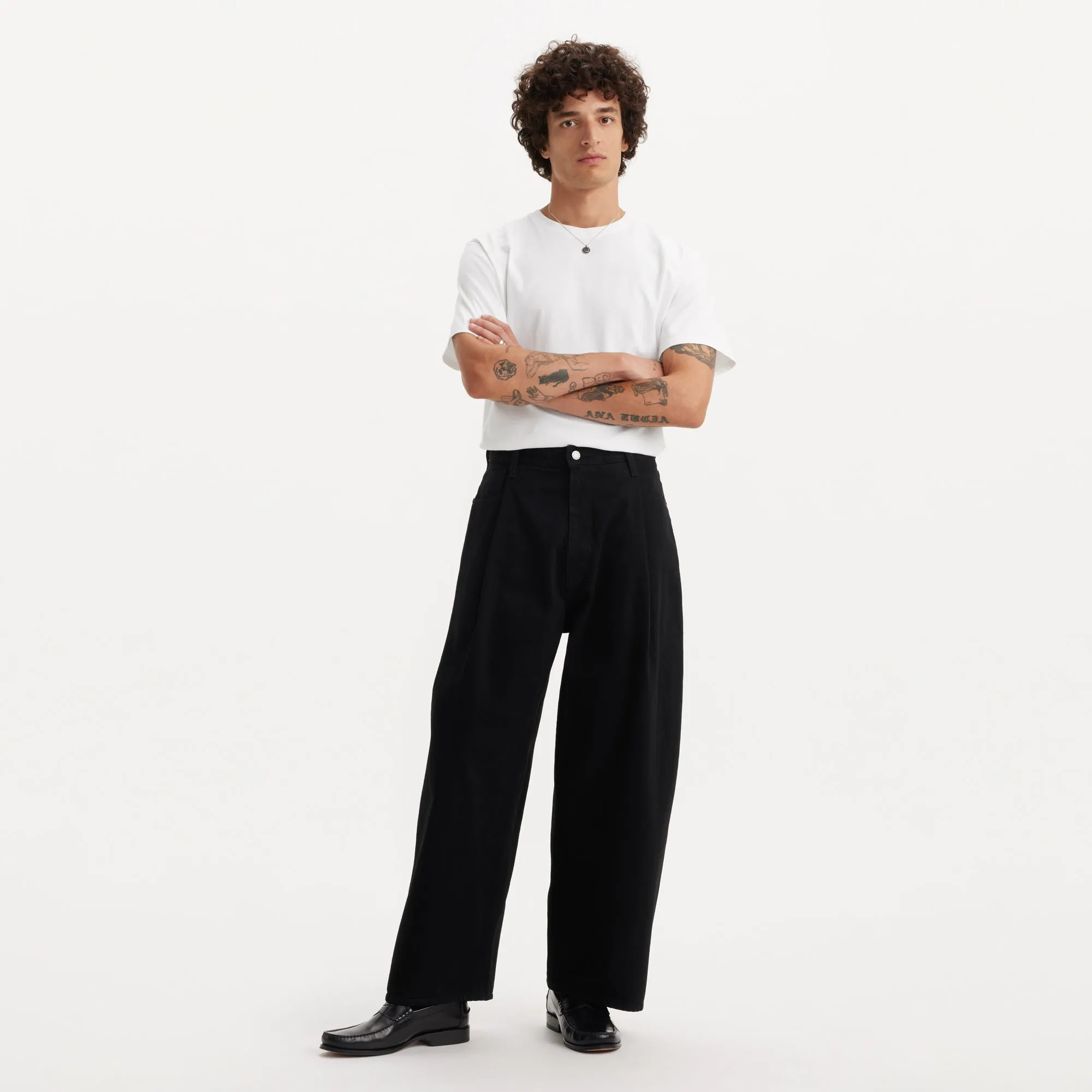Levi's® Men's Made Of Japan Denim Wide-Leg Pleat Jeans