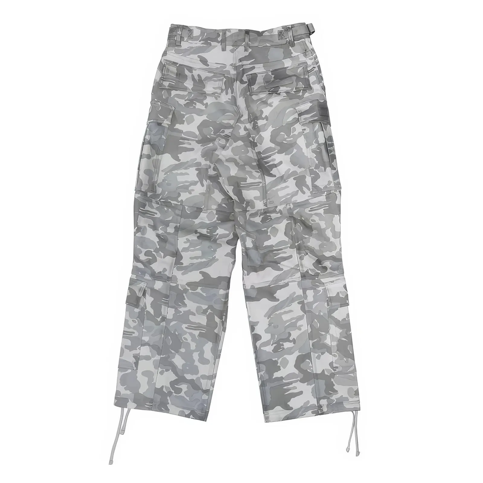 Light Camouflage Wide Leg Baggy Cargo Pants